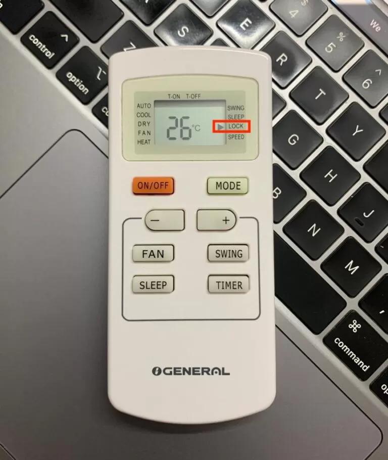 How To Lock And Unlock AC Remote
